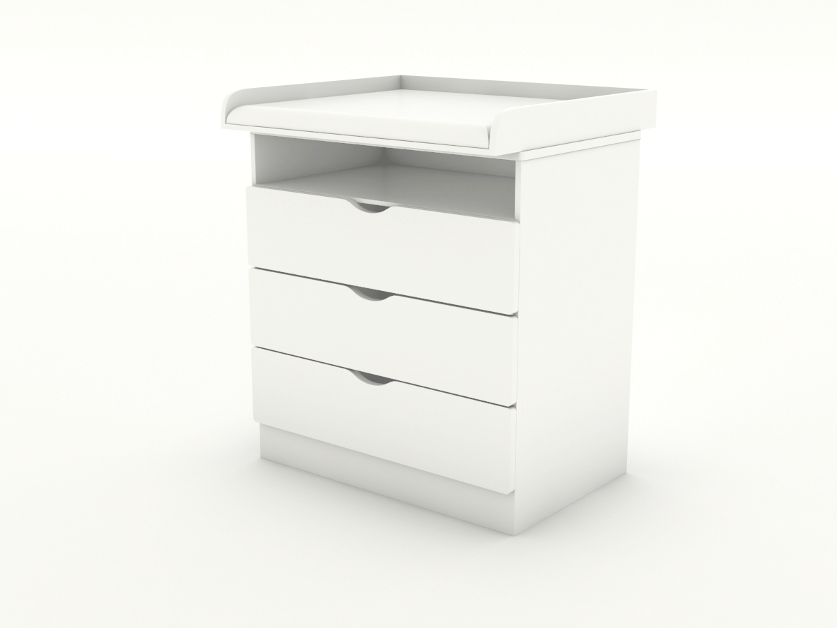 Becks komoda s odnímateľným prebaľovacím pultom